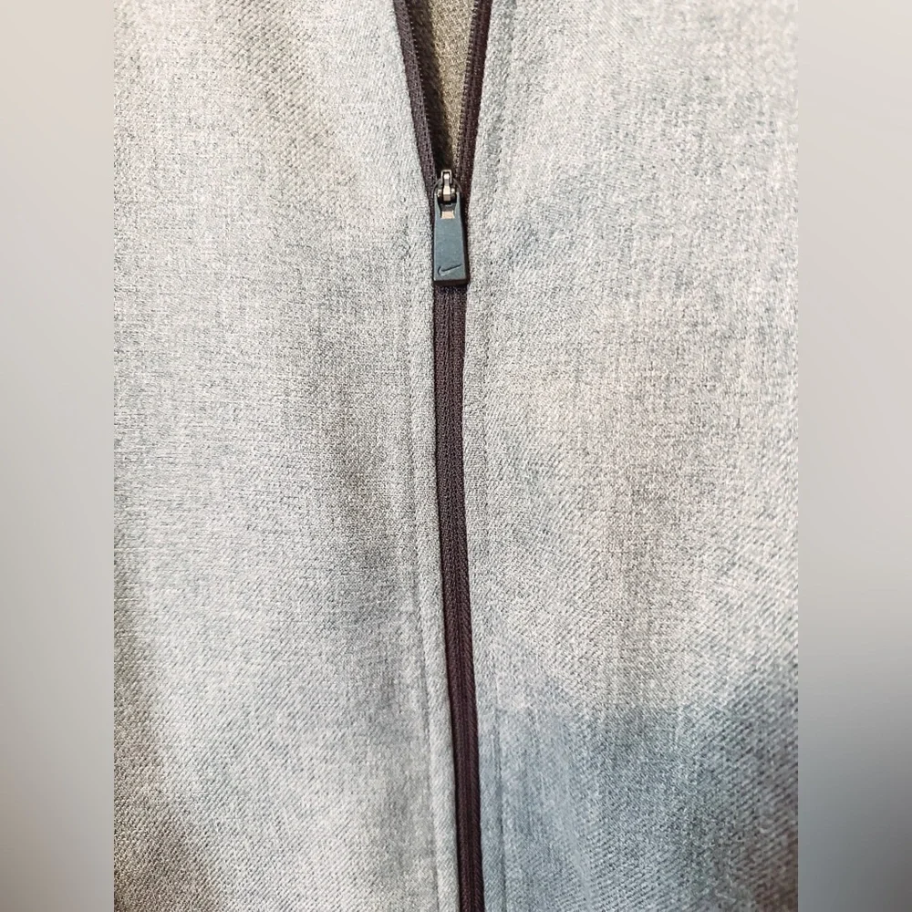 Nike Men's Houston Astros Dry Fit Gray Blue Game Performance Full Zip Jacket - Picture 9 of 14